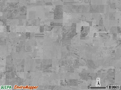 Conkling township, Kansas satellite photo by USGS