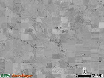 Ash Valley township, Kansas satellite photo by USGS