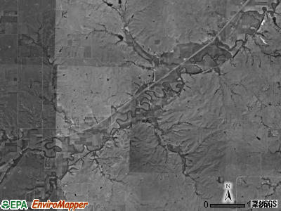 Cottonwood township, Kansas satellite photo by USGS