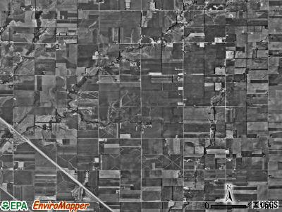 Lone Tree township, Kansas satellite photo by USGS