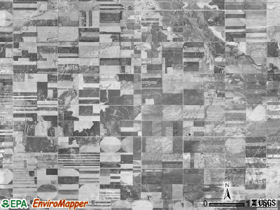Center township, Kansas satellite photo by USGS