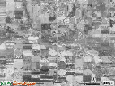 Atlanta township, Kansas satellite photo by USGS