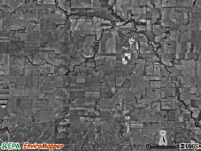 Rockville township, Kansas satellite photo by USGS