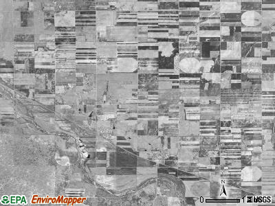Raymond township, Kansas satellite photo by USGS