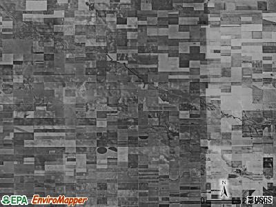 West Hibbard township, Kansas satellite photo by USGS