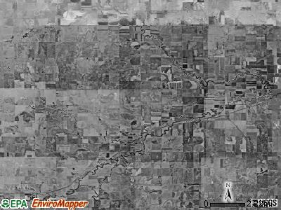 Marena township, Kansas satellite photo by USGS