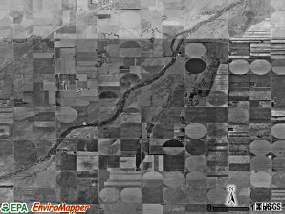 River township, Kansas satellite photo by USGS