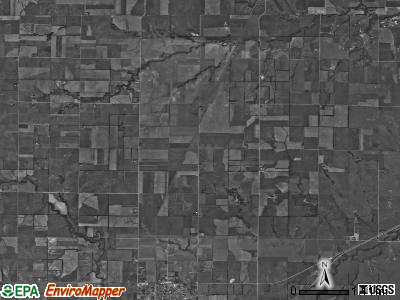 Catlin township, Kansas satellite photo by USGS