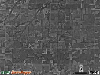 East Branch township, Kansas satellite photo by USGS