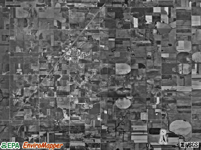 Superior township, Kansas satellite photo by USGS