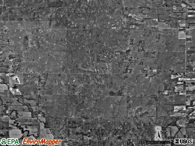 East Washington township, Kansas satellite photo by USGS