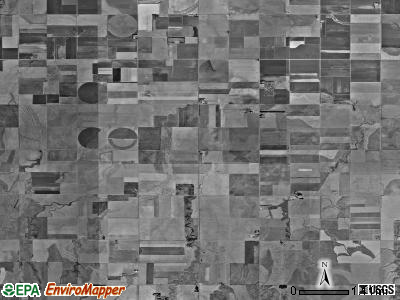Keysville township, Kansas satellite photo by USGS