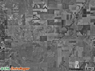 Sawmill township, Kansas satellite photo by USGS