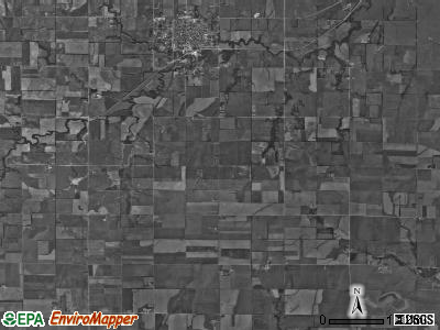 Peabody township, Kansas satellite photo by USGS