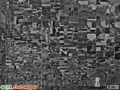 Little River township, Kansas satellite photo by USGS