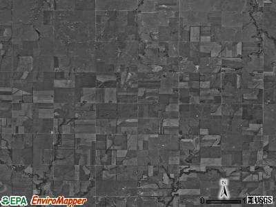 Summit township, Kansas satellite photo by USGS