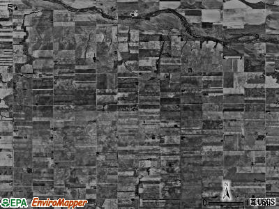 Medford township, Kansas satellite photo by USGS