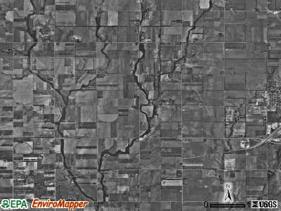 Macon township, Kansas satellite photo by USGS