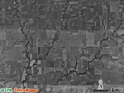 Clifford township, Kansas satellite photo by USGS