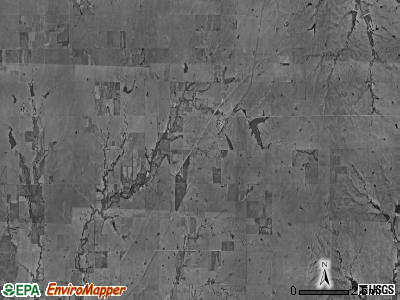 Sycamore township, Kansas satellite photo by USGS