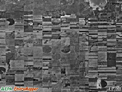 East Cooper township, Kansas satellite photo by USGS