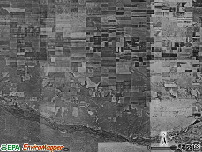 Hartland township, Kansas satellite photo by USGS
