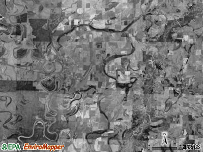 Augusta township, Arkansas satellite photo by USGS