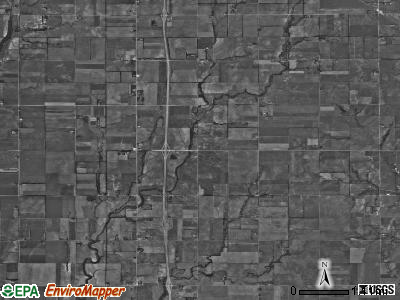 Darlington township, Kansas satellite photo by USGS