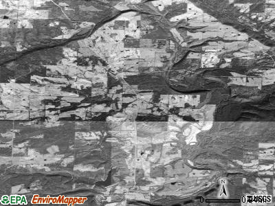 McLaren township, Arkansas satellite photo by USGS