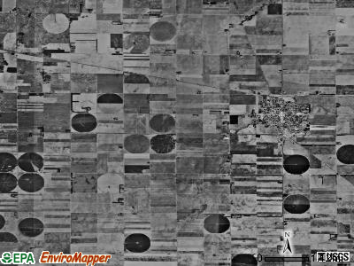 Stafford township, Kansas satellite photo by USGS