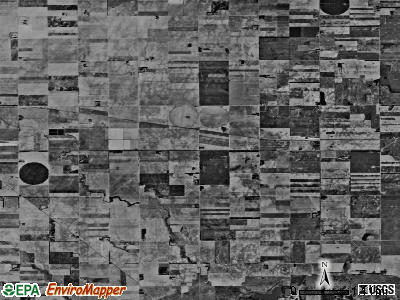 Fairview township, Kansas satellite photo by USGS