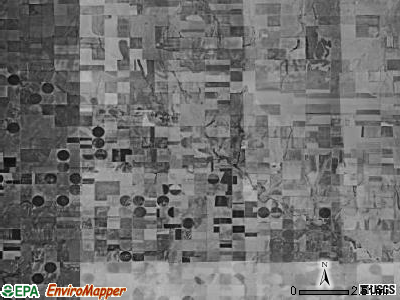 Bear Creek township, Kansas satellite photo by USGS