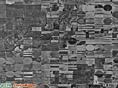 Albano township, Kansas satellite photo by USGS