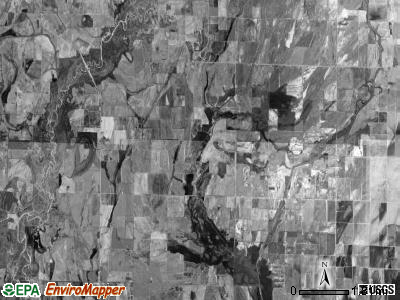 Barnes township, Arkansas satellite photo by USGS