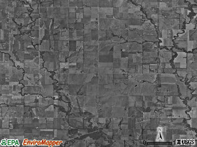 Murdock township, Kansas satellite photo by USGS