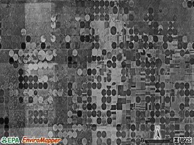 Ivanhoe township, Kansas satellite photo by USGS