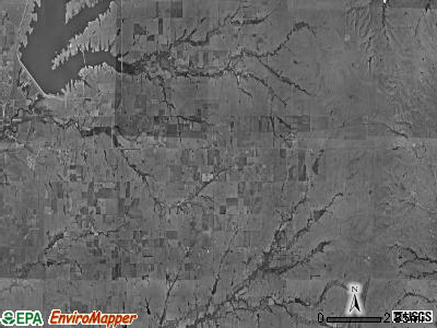 Prospect township, Kansas satellite photo by USGS