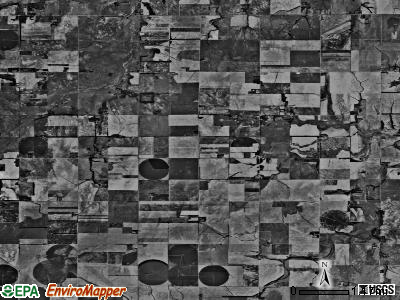 Bell township, Kansas satellite photo by USGS