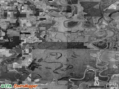 Cypert township, Arkansas satellite photo by USGS