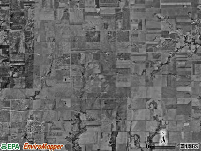 Garden Plain township, Kansas satellite photo by USGS
