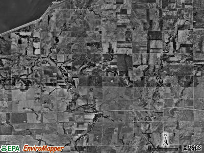 Grand River township, Kansas satellite photo by USGS