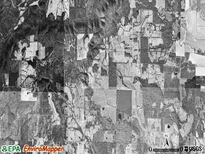 Mount Pisgah township, Arkansas satellite photo by USGS