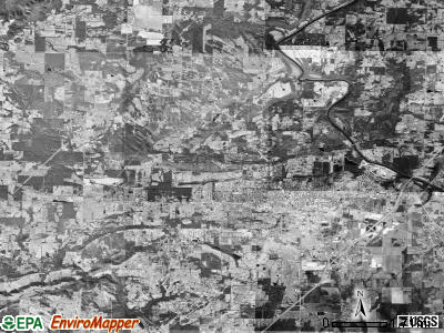 Gray township, Arkansas satellite photo by USGS