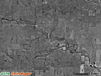 Dale township, Kansas satellite photo by USGS