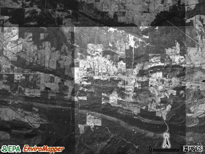 Ellsworth township, Arkansas satellite photo by USGS