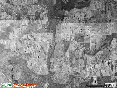 Bloomer township, Arkansas satellite photo by USGS