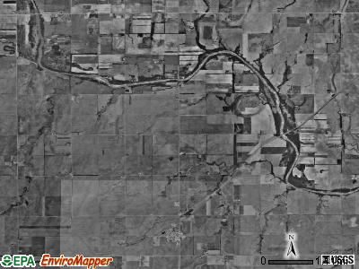 Viola township, Kansas satellite photo by USGS