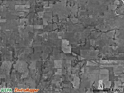 Eagle township, Kansas satellite photo by USGS