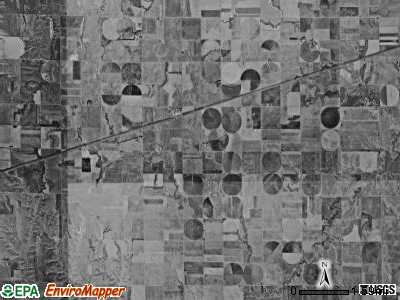 Sodville township, Kansas satellite photo by USGS