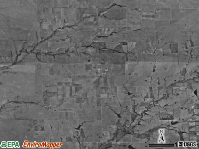 Omnia township, Kansas satellite photo by USGS